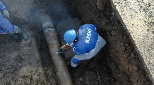 KASKİ, 5 milyon TL'lik su kayıp kaçağını önledi