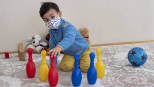 Kayseri Büyükşehir Belediyesi, çocuklara özel maske üretti