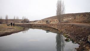 Talas Belediyesi, kırsal mahallelere gölet yaptı