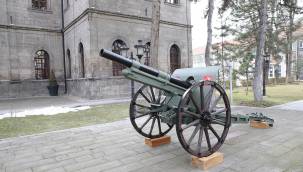 77 yıllık Sahra Topu, Kayseri Lisesi'nde sergilenmeye başladı