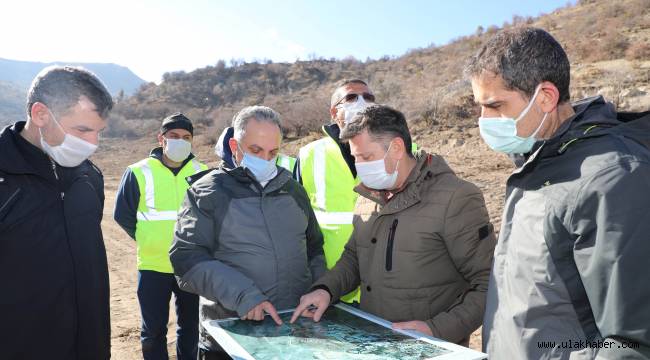 Başkan Yalçın'dan Zincidere Göleti mesire alanına inceleme