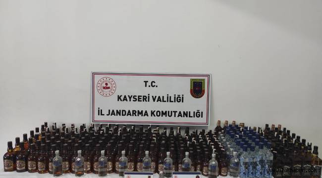 Kayseri'de 80 Bin TL değerinde kaçak içki operasyonu
