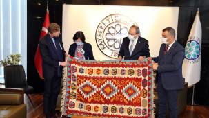 AB Türkiye Delegasyonu Başkanı Landrut, KTO'yu ziyaret etti