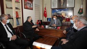 Başkan Yalçın'dan Şehitler Derneği'ne ziyaret