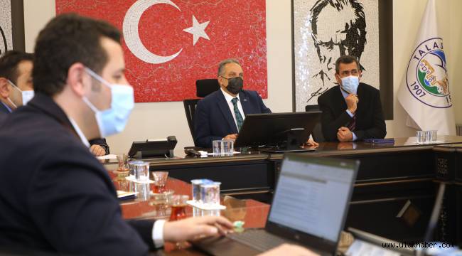 KCETAŞ'ın 2021'de Talas'ta yapacağı yatırımlar değerlendirildi