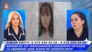 Müge Anlı'da 3 günde 3 Kayseri olayı! Bu kez Sude Alkan aranıyor