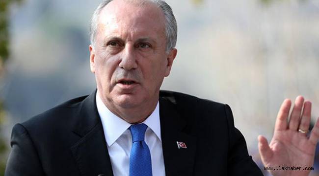 Muharrem İnce, CHP'den istifa ettiğini açıkladı