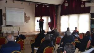 Bünyan'da muhtarlara "afet farkındalık eğitimi" verildi