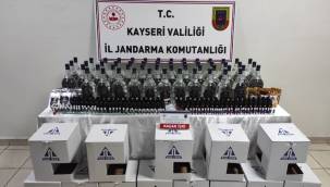 Kayseri'de kaçak içki operasyonu