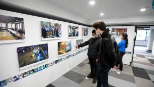 Talas'ın 'Pandemiyle 1 Yıl' sergisi ilgi görüyor