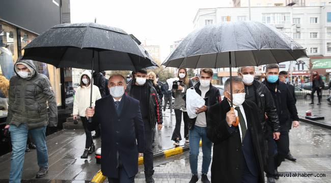 Vali Günaydın ve Başkan Büyükkılıç'tan pandemi denetimi