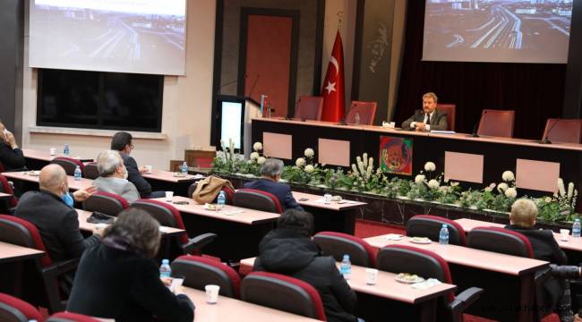 Başkan Palancıoğlu ile sürücü kursları toplantı yaptı