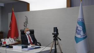 Büyükkılıç, Belediyelerde Gıda Bankacılığı Çalıştayı'na videokonferansla katıldı