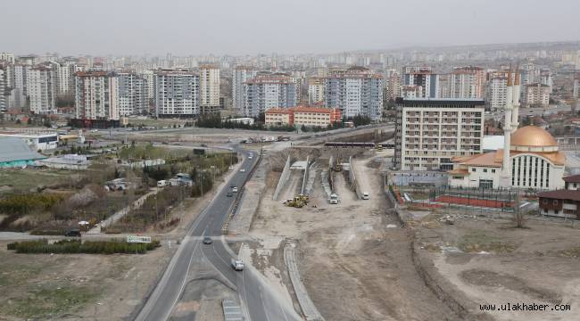 Büyükşehir Belediyesi'nin kavşak çalışmaları sürüyor