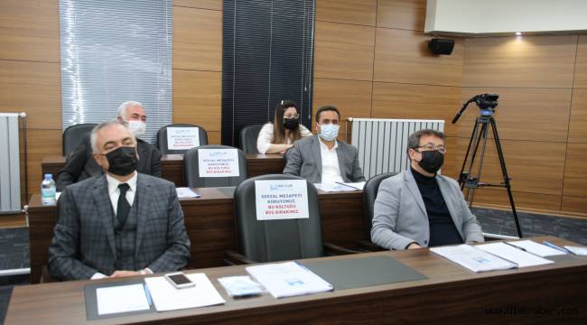 Hacılar Belediyesi nisan ayı meclisi yapıldı