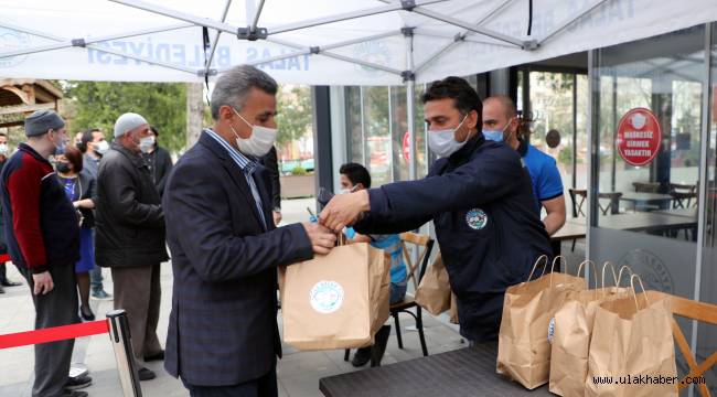 Sosyal belediye Talas'tan alkış alan proje