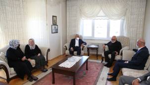 Başkan Büyükkılıç'tan şehit ailelerine bayram ziyareti