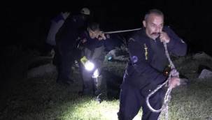 Büyükşehir itfaiyesi 8 saatlik çabanın ardından başardı