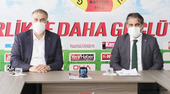 Gelecek Partisi İl Başkanı Zülküf Arslan, Gazeteciler Cemiyeti'ni ziyaret etti