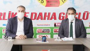 Gelecek Partisi İl Başkanı Zülküf Arslan, Gazeteciler Cemiyeti'ni ziyaret etti