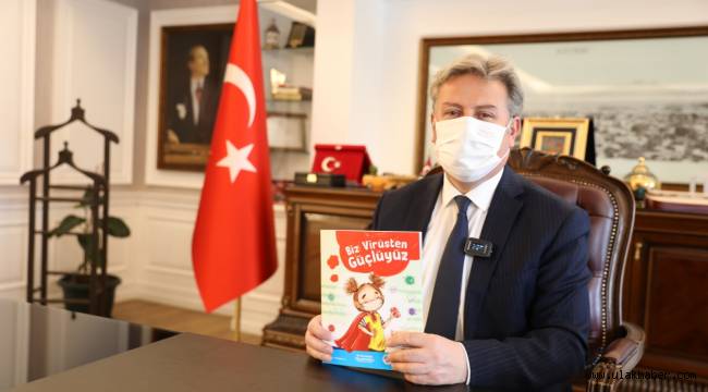 Melikgazi Belediyesi'nden çocuklara, koronavirüse karşı eğitim kitabı