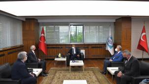 Başkan Büyükkılıç, Sağlık Bilimleri Üniversitesi Rektörü Cevdet Erdöl'ü ağırladı