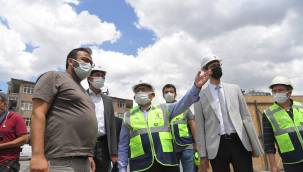 Başkan Büyükkılıç, Sahabiye Kentsel Dönüşüm alanında incelemelerde bulundu