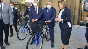 Büyükkılıç bisiklete dikkat çekti