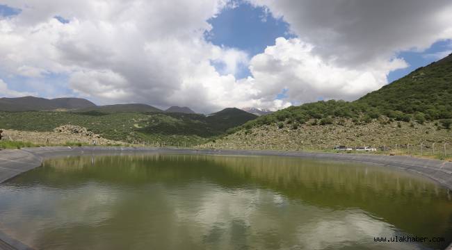 Erciyes'in zirvesine 4 ayrı gölet yapıldı