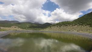 Erciyes'in zirvesine 4 ayrı gölet yapıldı