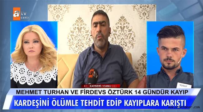 Kayıplara karışan Kayserili çift Müge Anlı'da aranıyor