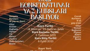 Kayseri Büyükşehir Belediyesi konservatuvarı yaz kurs kayıtları başlıyor