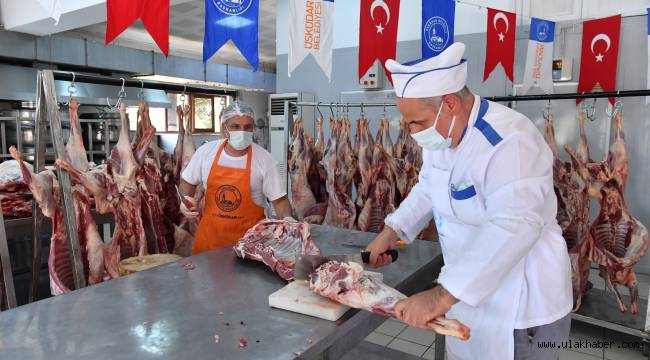 5 binden fazla aileye 30 ton kurban eti dağıtıldı