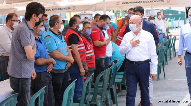 Başkan Çolakbayrakdar, Kocasinan Belediyesi personeli ile bayramlaştı