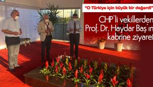 CHP'li Milletvekilleri, Haydar Baş'ın mezarını ziyaret etti
