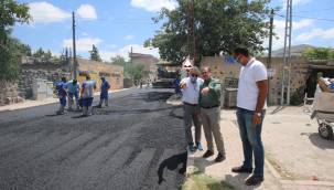 Hacılar Belediyesi'nden, Hisarcık caddesinde asfalt çalışma