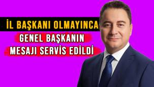 İl Başkanı hala belli olmayan DEVA partisi, Genel Başkan Babacan'ın mesajını servis etti