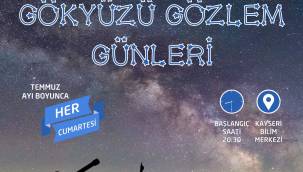 Kayseri Bilim Merkezi'nden, gökyüzünü keşfetme fırsatı