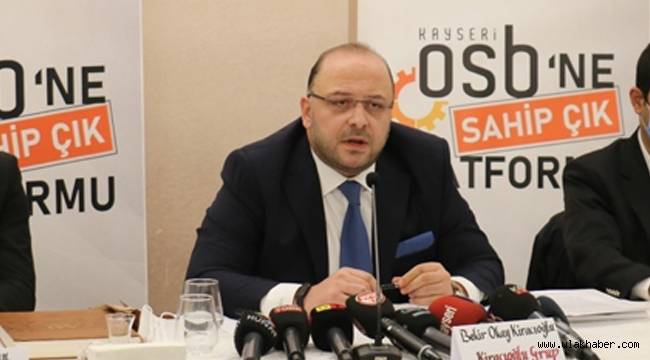 Kiracıoğlu: OSB'miz bataklığa sürükleniyor!