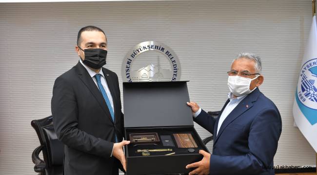 TRT Yönetim Kurulu Başkanı Albayrak'tan Başkan Büyükkılıç'a ziyaret