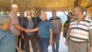 Ak Parti Kayseri Milletvekili İsmail Tamer afet bölgesinde