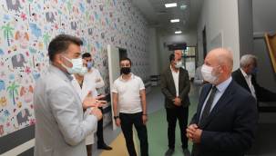 Başkan Çolakbayrakdar'dan ERÜ Hematoloji ve Onkoloji Hastanesi'ne ziyaret