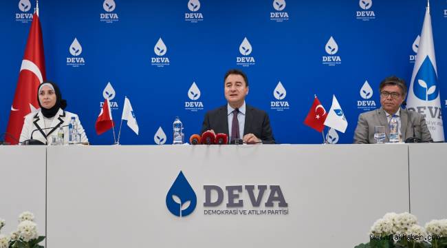 DEVA Partisi'nden 'Eşitlikçi Kentler' projesi