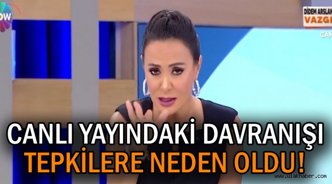 Didem Arslan Yılmaz canlı yayında Kürtçe konuşan kadını yayından aldı