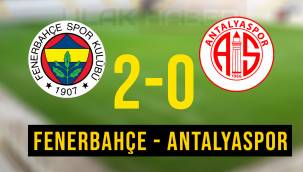 Fenerbahçe – Antalyaspor: 2-0 geniş maç özeti Youtube izle