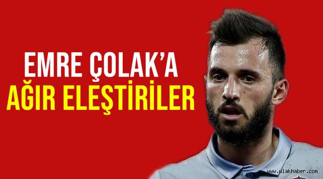 Hatayspor'da forma giyen Emre Çolak'a sosyal medyada tepki yağdı