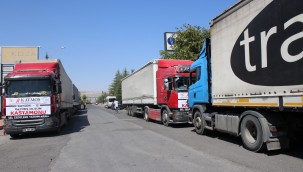 KAYMOS'dan 13 yardım TIR'ı daha yola çıktı