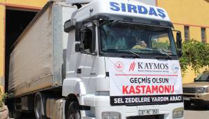 KAYMOS'tan afet bölgesine yardım TIR'ı