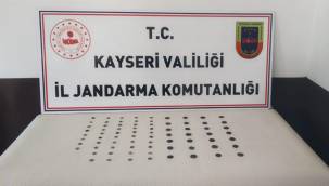 Kayseri'de Roma ve Bizans dönemine ait tarihi eser ele geçirildi