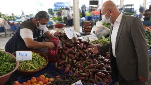 Kocasinan Belediye Başkanı Ahmet Çolakbayrakdar, mesaiye pazarda başladı